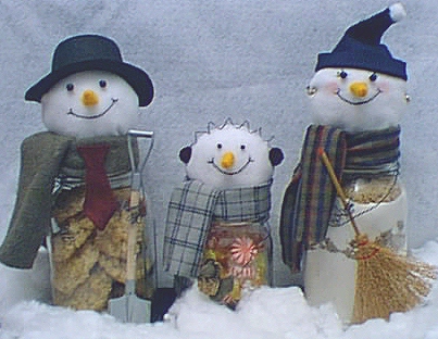 Snowman Gift Jars