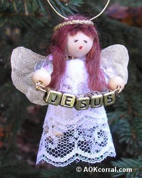 Angel Christmas Ornament