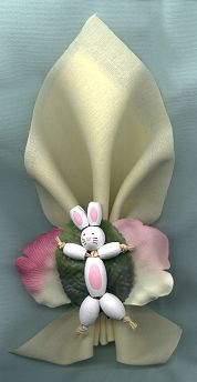 Finished Bunny Napkin Ring