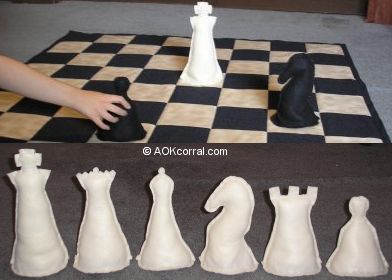 Large Chess Board & Pieces