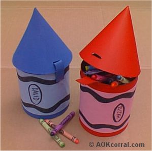 Crayon School Box