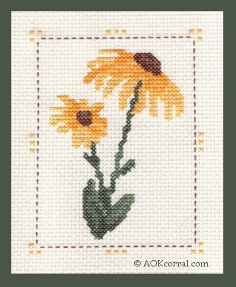 Flowers Cross Stitch