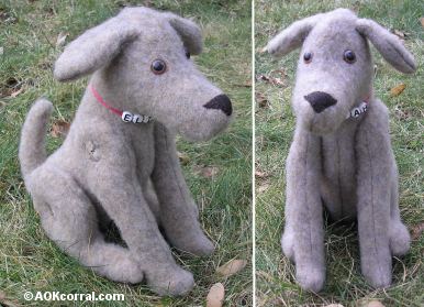 stuffed dog sewing pattern