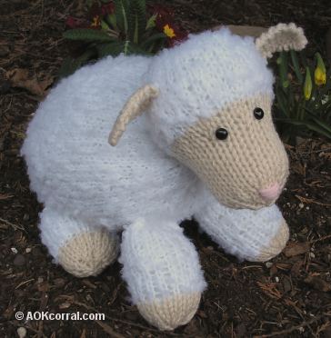 Knit Lamb Doll