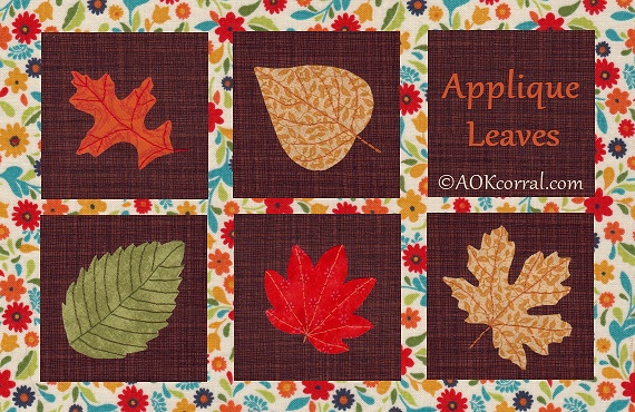 Finished Leaf Appliques