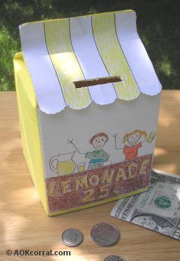 Lemonade Stand Bank