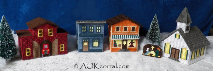Plastic Canvas Christmas Village Christmas Village Patterns