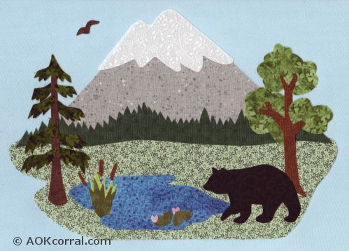 Woodland & Mountain Applique