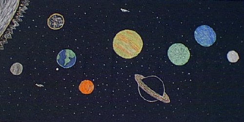 Kid's Glow-in-the-dark Solar System Project